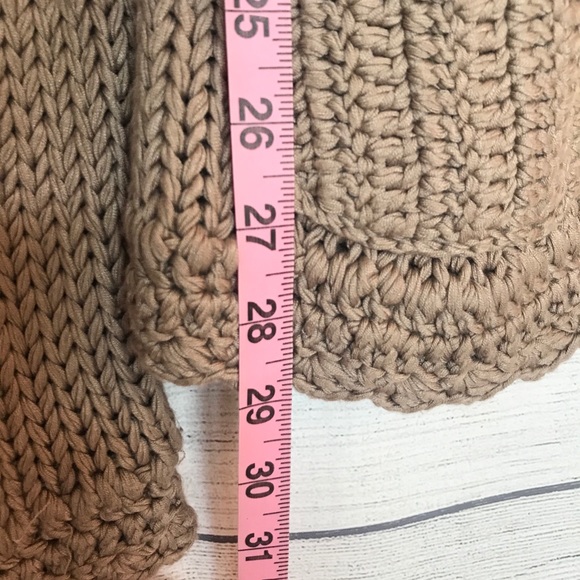 H&M Chunky Knit Sweater Cardigan Size Large - Picture 7 of 10
